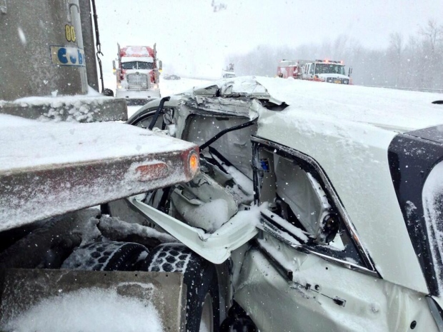 Many truckers have to keep driving despite hazardous road conditions ...