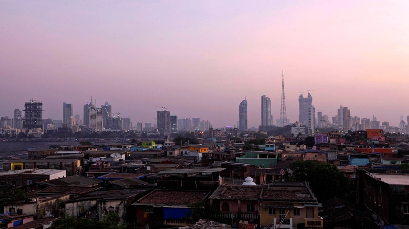 Mumbai, India skyline
