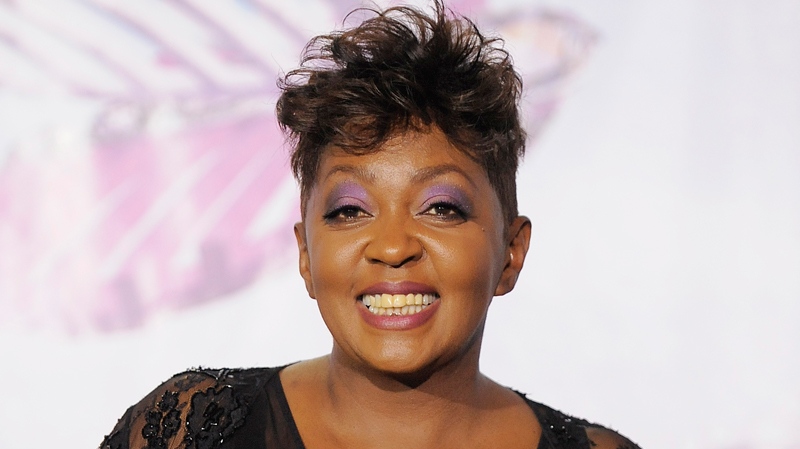 Anita Baker is seen backstage at the BET Awards in Los Angeles on June 26, 2011. (AP / Chris Pizzello)
