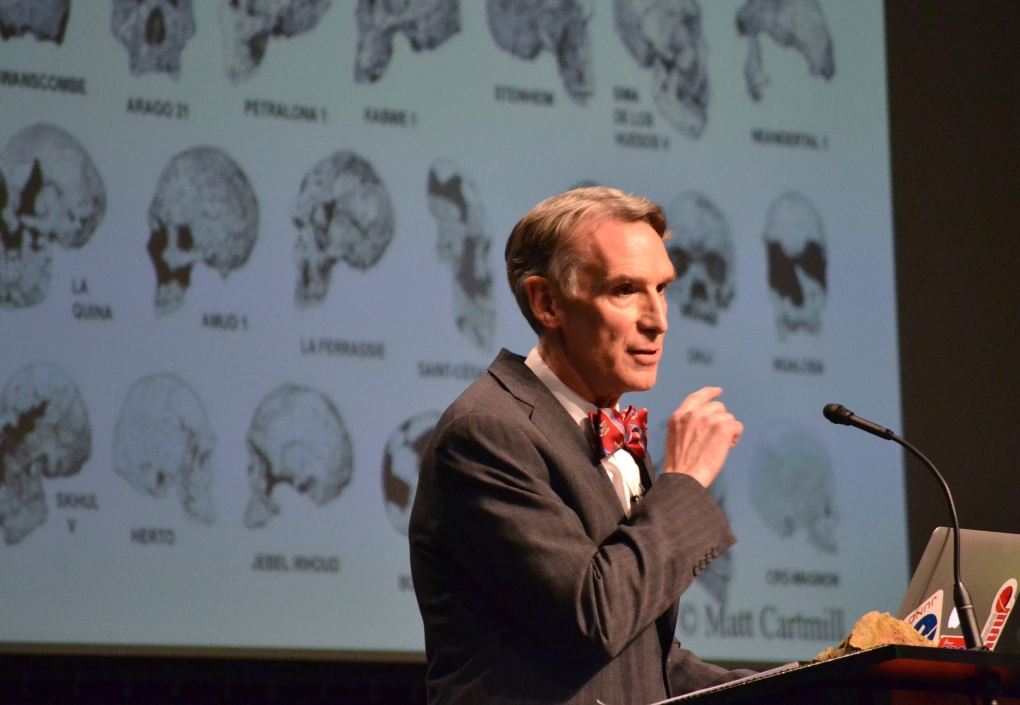 Bill Nye debates evolution at the Creation Museum
