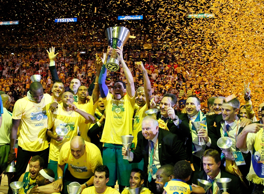 Israel celebrates Maccabi Tel Aviv's unlikely European basketball title |  CTV News