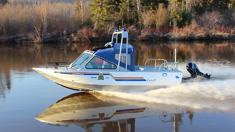 Wood Buffalo RCMP Jet boat