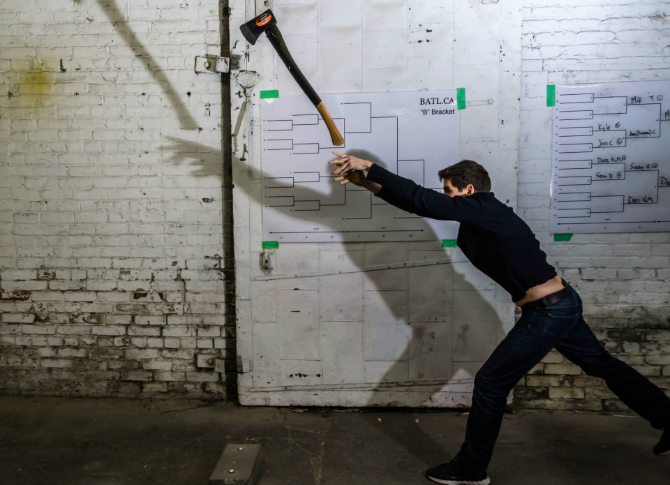 Axe throwing community in Toronto continues to grow | CTV News