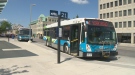Guelph Transit buses sit outside the downtown terminal on Friday, July 11, 2014.