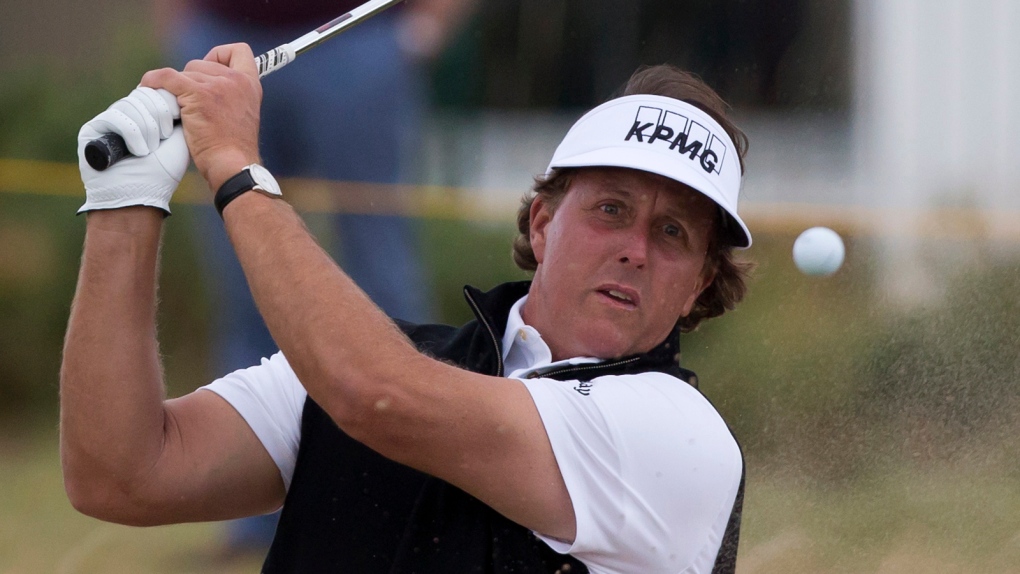 Phil Mickelson ahead of British Open