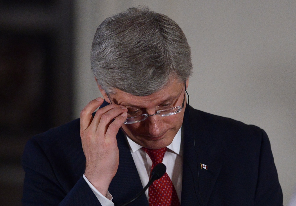 Harper addresses $90k cheque to Mike Duffy
