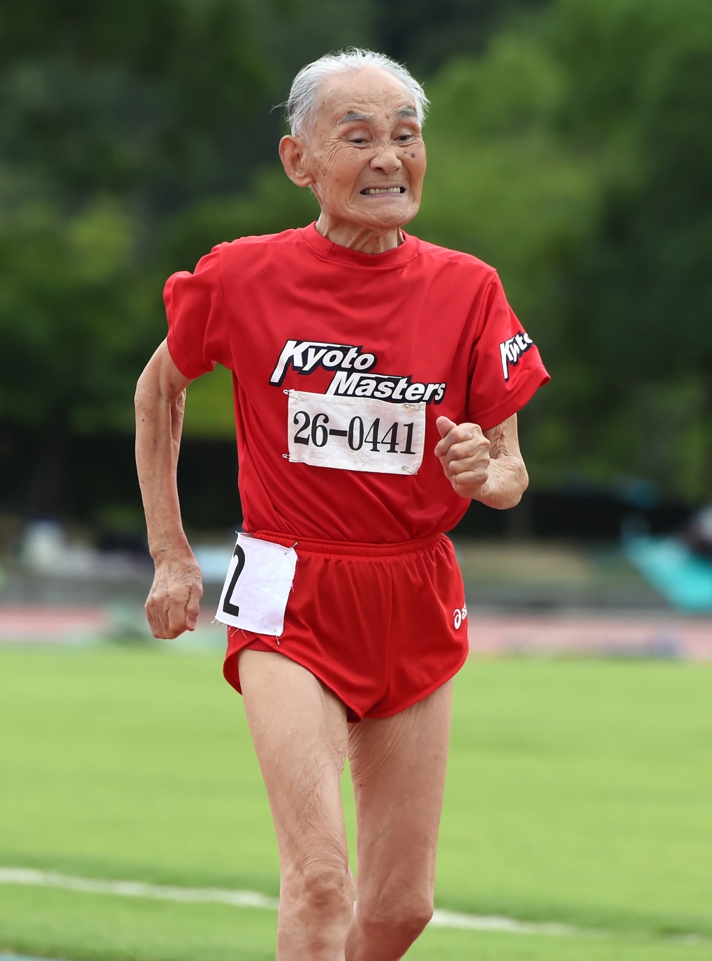 103-year-old Japanese sprinter challenges Usain Bolt to a race | CTV News
