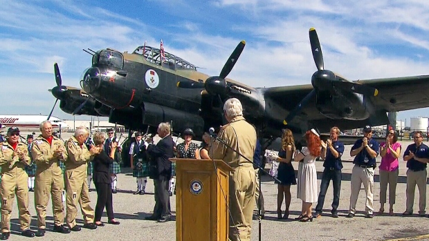 Canada's Lancaster bomber returns home after historic U.K. tour | CTV News