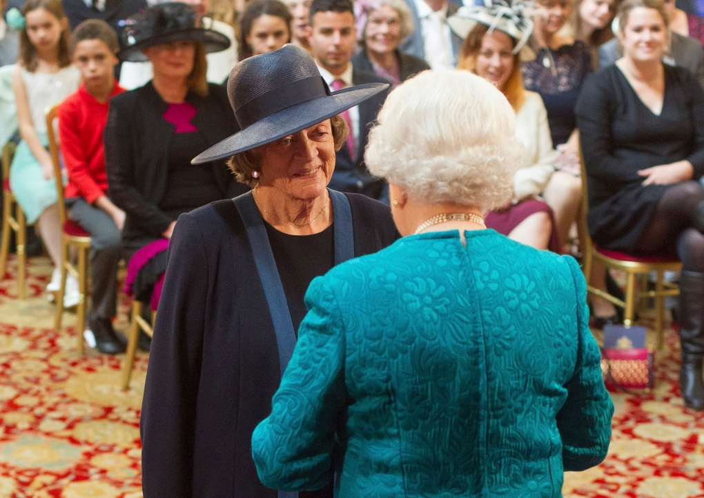 Maggie Smith honoured by Queen Elizabeth 