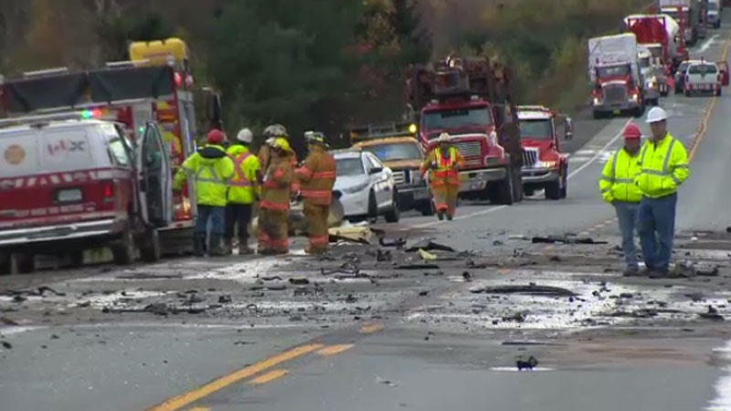 Highway 103 reopens to traffic nearly 24 hours after fatal crash | CTV News