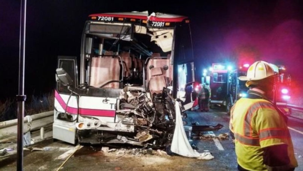 tour bus crash new york