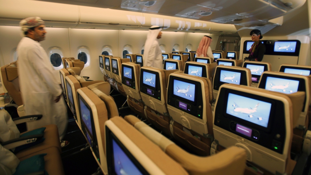 Etihad Airways debuts A380 outfitted with lux suite, bathroom with shower |  CTV News