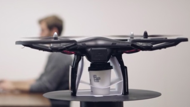 Coffee Copter' serves up a cup of joe - by drone | CTV News