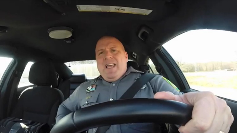 Shake it off' lip syncing police officer continues to rack up the hits  online | CTV News