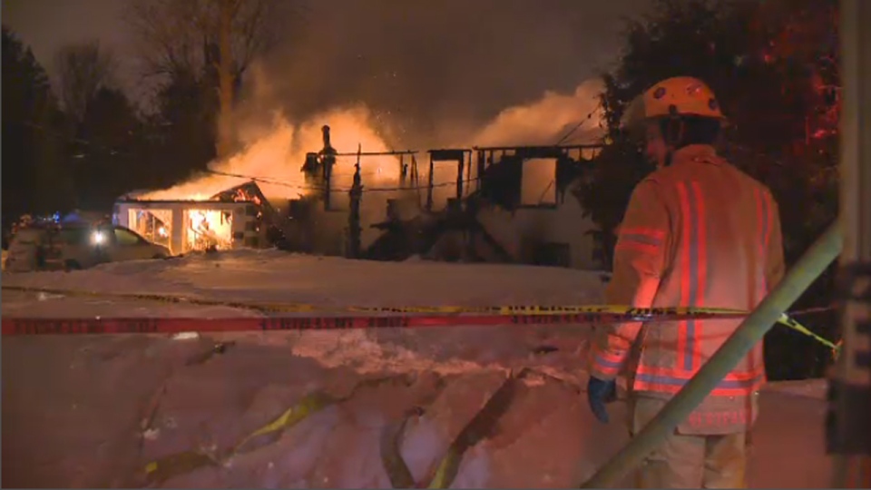 Fire destroys Ile-Bizard home  CTV News Montreal