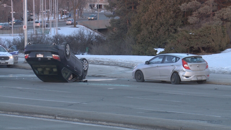 Collision at Wellington and Booth