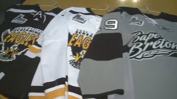 Game-worn jerseys stolen from Screaming Eagles | CTV News