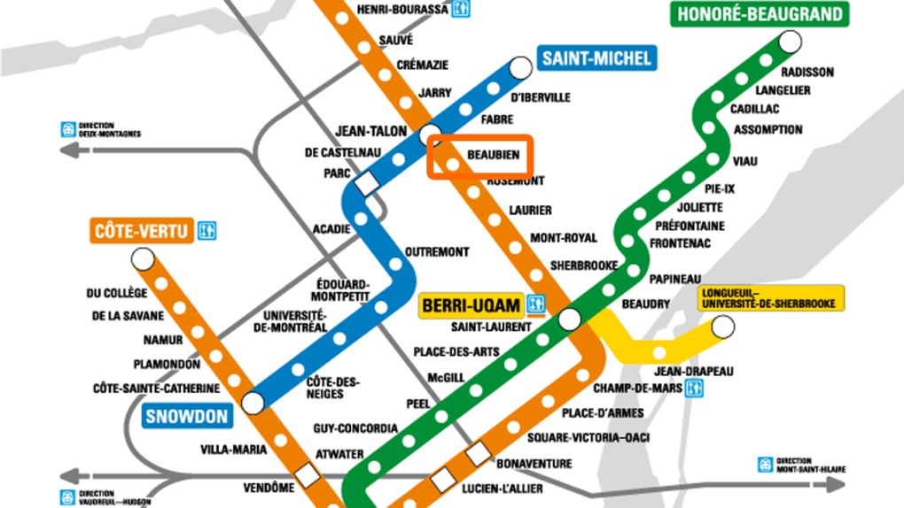 Beaubien metro station to close on Monday | CTV News
