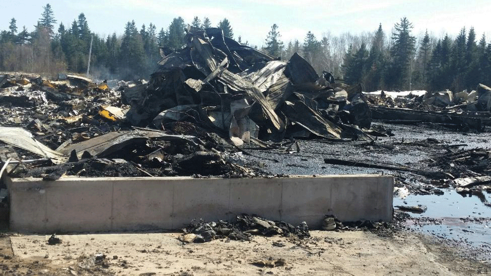 Cormier Brothers Fisheries destroyed by fire