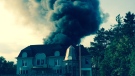 Vaughan fire responded to a call at around 6:30 p.m. on Sunday evening about thick, black smoke billowing out of a house on Thornbridge Drive, near the intersection of Yonge and Centre Streets.