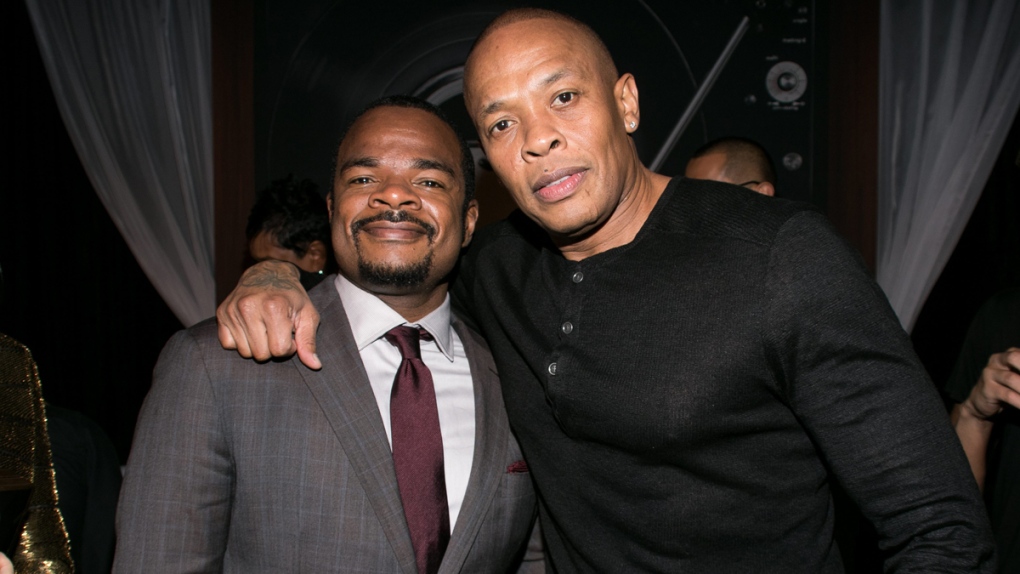 F. Gary Gray, left, and Dr. Dre