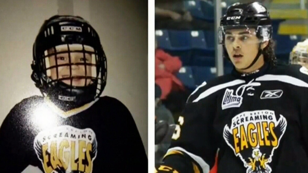 Cape Breton Screaming Eagles Road Uniform - Quebec Major Jr Hockey
