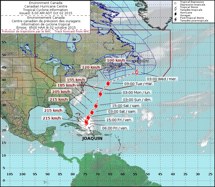 Hurricane Joaquin batters Bahamas; fate of cargo ship uncertain | CTV News