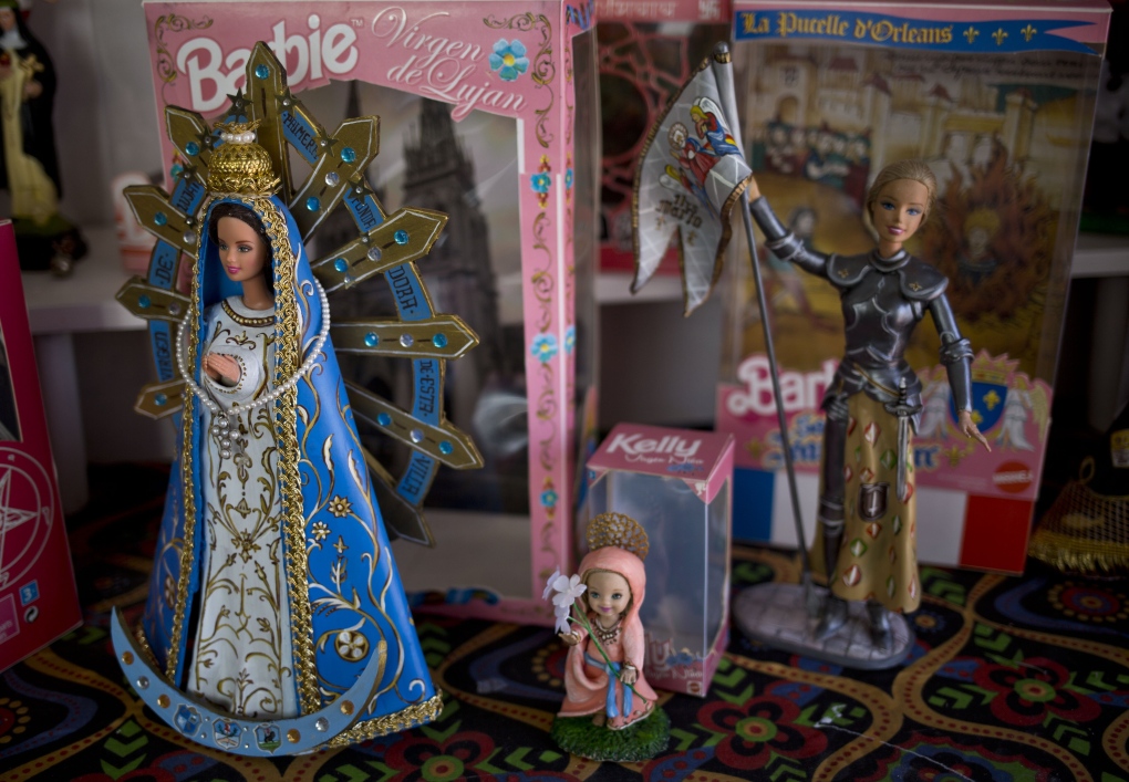 Argentine Catholics infuriated by artists' depiction of Barbie and Ken as  saints | CTV News