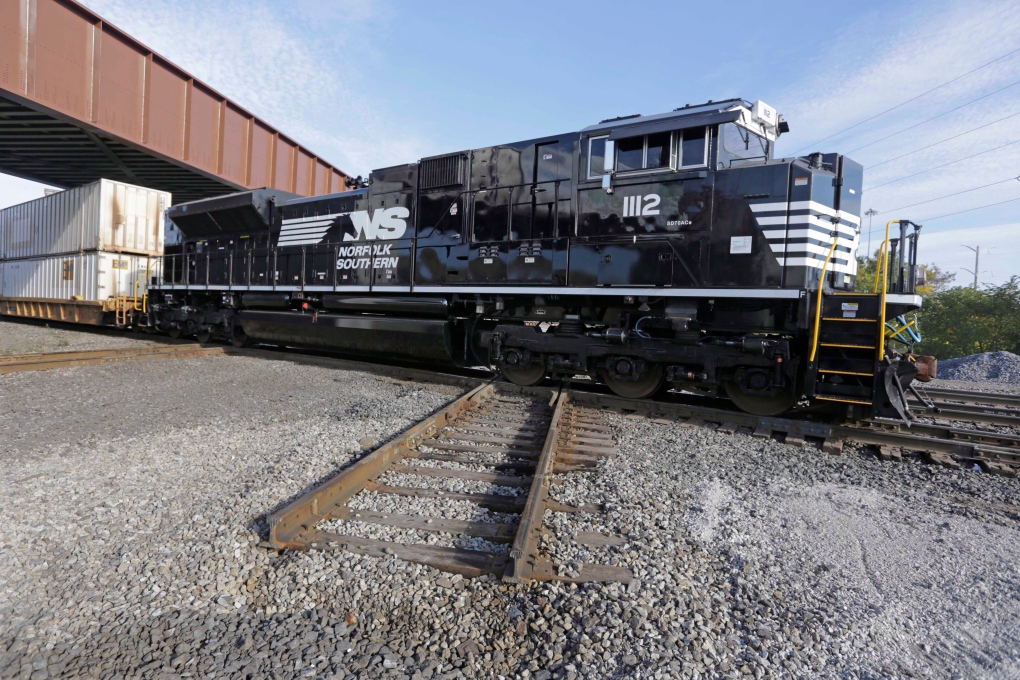 Norfolk Southern train in Chicago