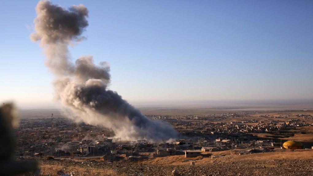 Airstrike near Sinjar, Iraq