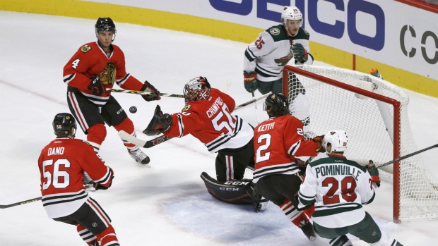 NHL Scores: Wild Edge Blackhawks 2-1 | CTV News