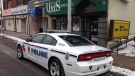 Police investigate an armed robbery at Unis Jewellers Ltd. on Tecumseh Road East in Windsor, Ont., on Thursday, Jan. 21, 2016. (Chris Campbell / CTV Windsor)