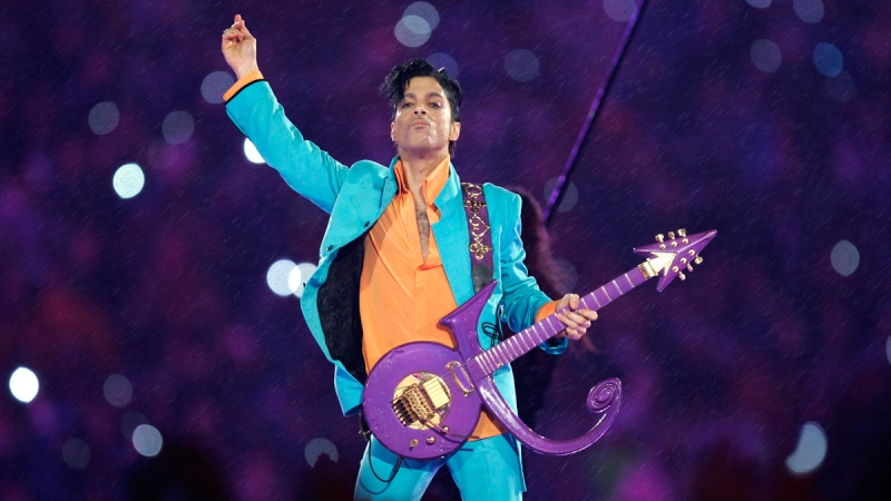 Prince performs at Dolphin Stadium in Miami on Feb. 4, 2007. (Chris O'Meara / AP)