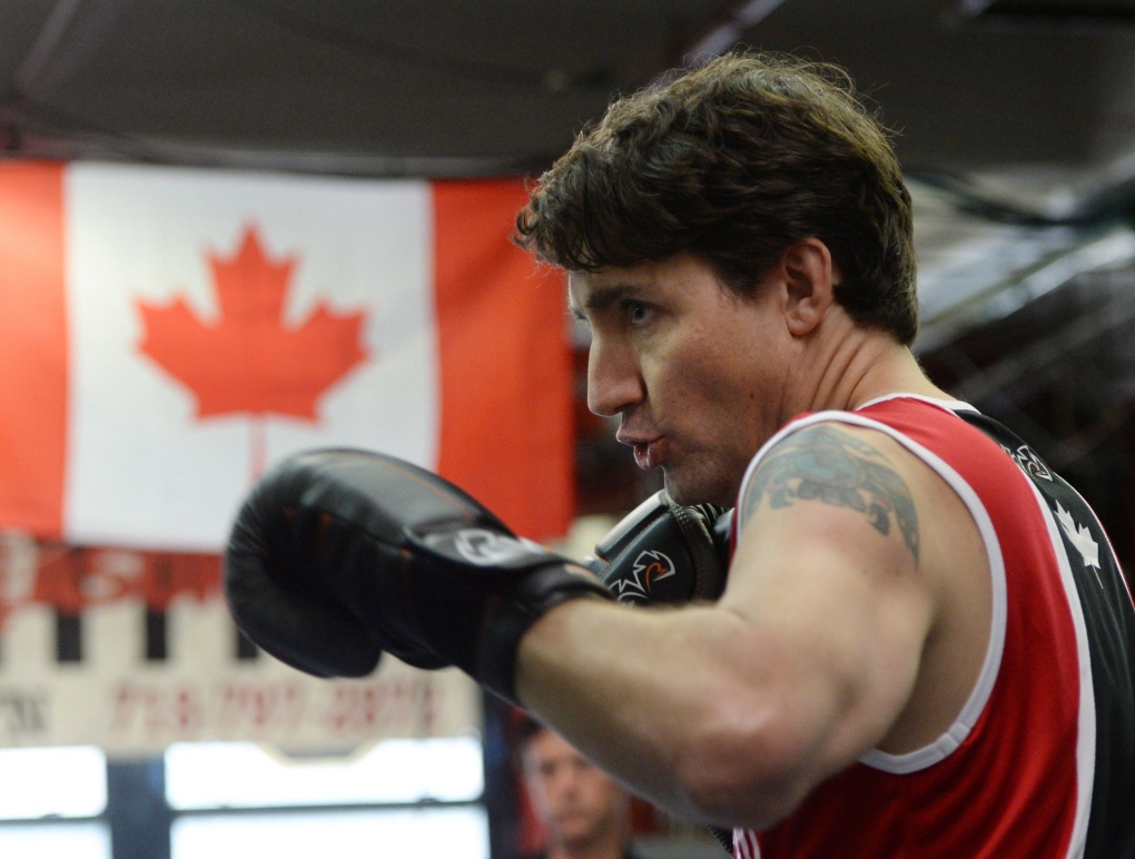 Trudeau steps into the boxing ring at historic N.Y. gym | CTV News