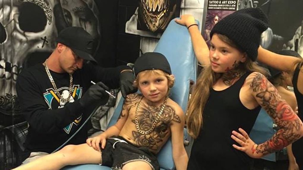 Artist inks up sick kids with temporary tattoos | CTV News