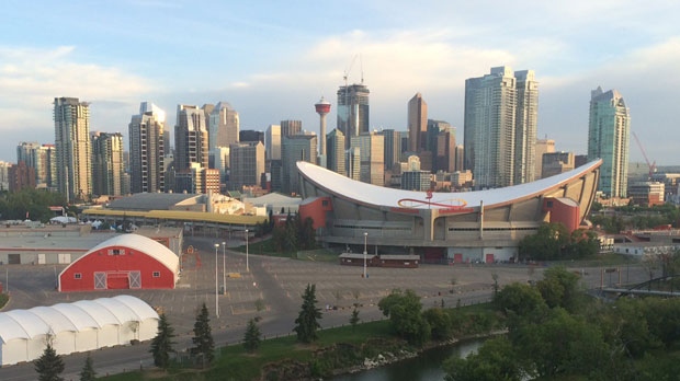 The Calgary skyline is seen in this file image. 