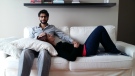 Hasnain Mirza (left), founder of cuddleme.ca. (Hasnain Mirza)