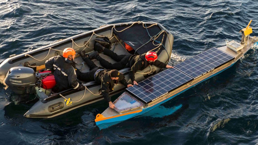 Canadian Navy rescues defunct, unmanned solar-powered kayak | CTV News