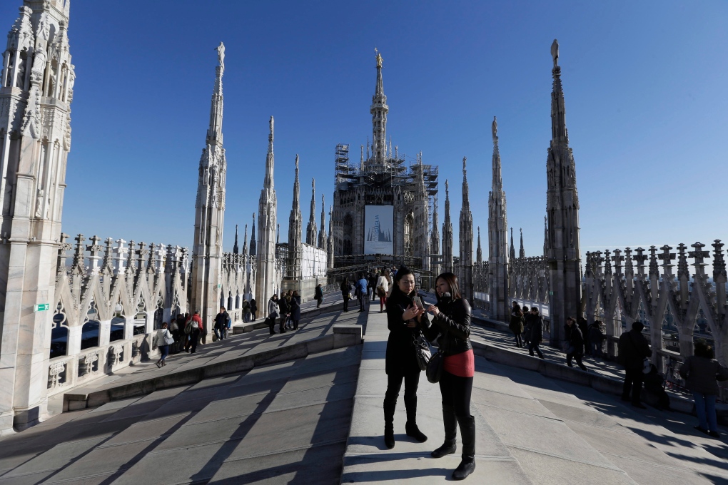 U.S. tourist spends night on roof of Milan's Duomo cathedral | CTV News