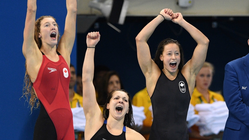 Women put Canada back on Olympic swim podium with another relay bronze |  CTV News