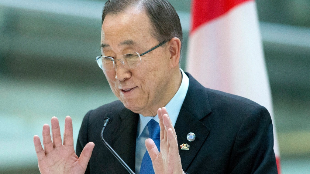 UN Secretary-General Ban Ki-moon in Calgary