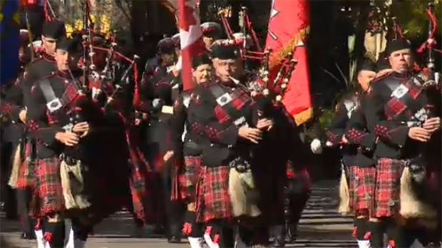 Calgarians pay tribute to fallen firefighters at City Hall ceremony ...