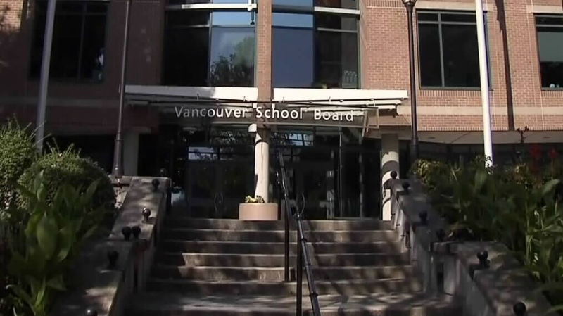 The Vancouver School Board offices are shown in a file photo.