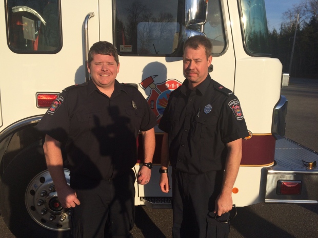 Wasaga Beach firefighters help deliver baby at fire hall | CTV News