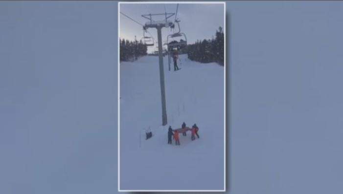 Teen snowboarder falls from Whistler chairlift | CTV News