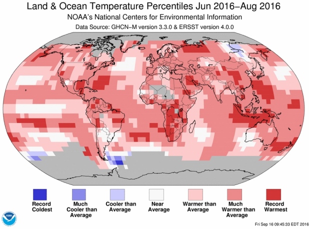 NOAA record heat