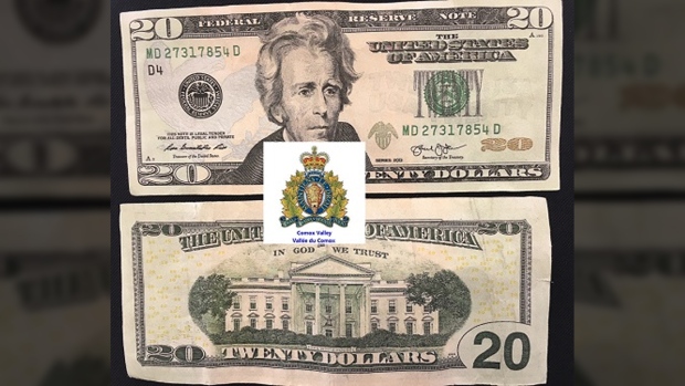 Mounties warn of fake $20 USD bills making rounds in Comox Valley | CTV ...