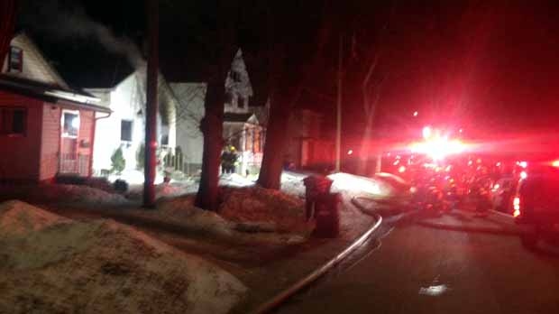 Fire in basement of Alfred Ave. home