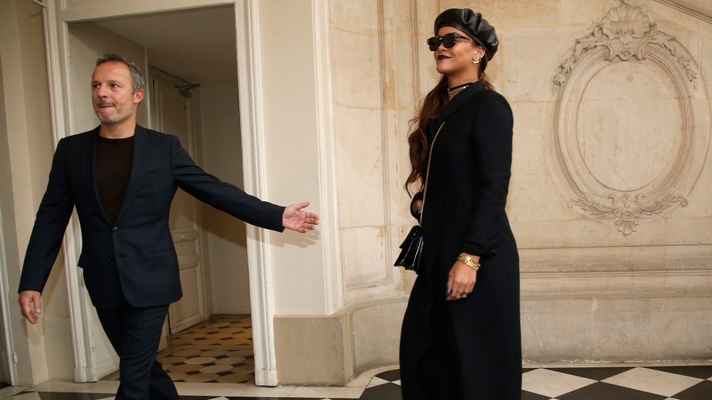Rihanna at Paris Fashion Week
