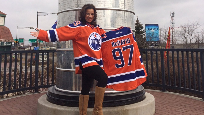 Swap success: Edmonton woman trades ring for Oilers swag | CTV News